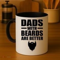Dads With Beards Are Better Funny Coffee Mug thumb 4