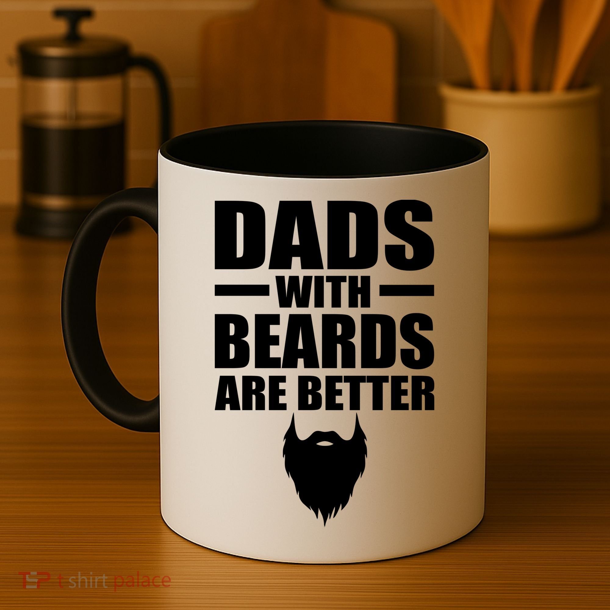 Dads With Beards Are Better Funny Coffee Mug