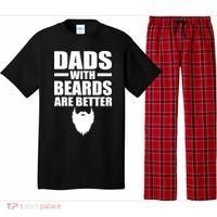 Dads With Beards Are Better Funny Pajama Set thumb 0