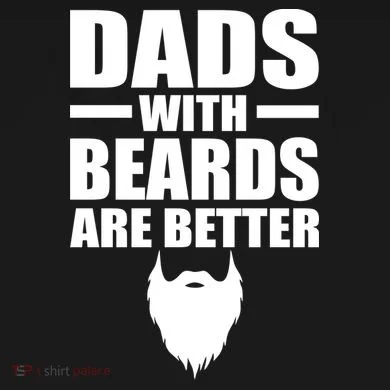 Dads With Beards Are Better Funny 16 in Basic Backpack
