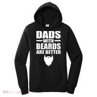 Dads With Beards Are Better Funny Women's Hoodie thumb 0
