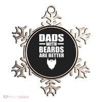 Dads With Beards Are Better Funny Ornament thumb 0