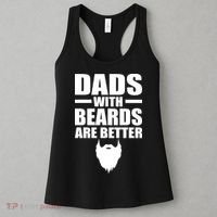 Dads With Beards Are Better Funny Women's Tank Top thumb 3