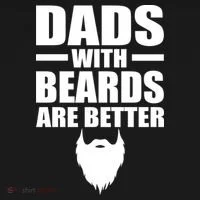 Dads With Beards Are Better Funny Toddler Hoodie thumb 2