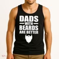 Dads With Beards Are Better Funny Tank Top thumb 3