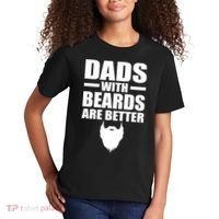 Dads With Beards Are Better Funny Kids T-Shirt thumb 2