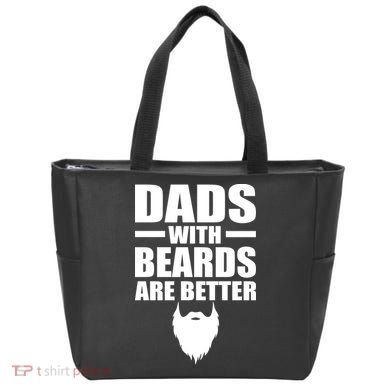 Dads With Beards Are Better Funny Tote Bag