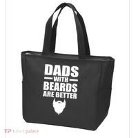 Dads With Beards Are Better Funny Tote Bag thumb 3