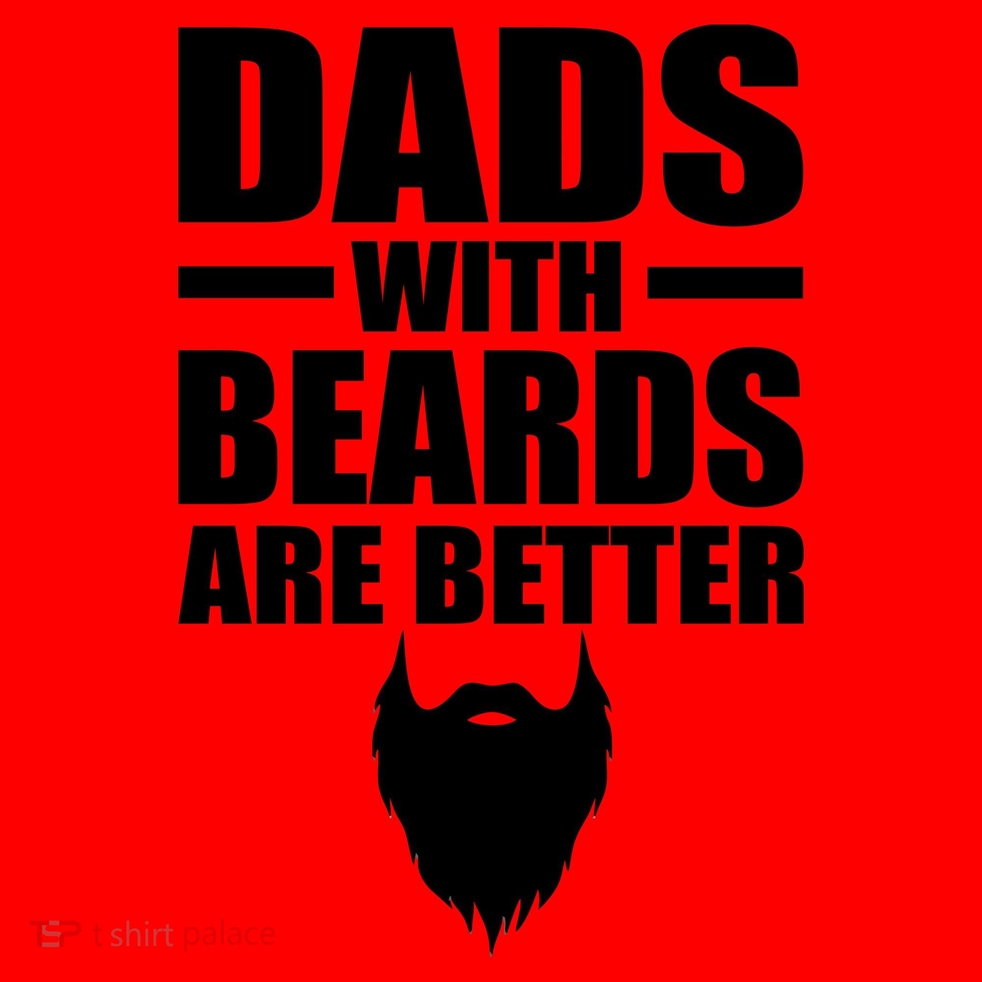 Dads With Beards Are Better Funny Santa Hat