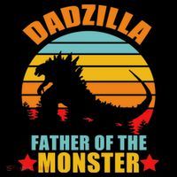 Dadzilla Father Of The Monsters Doggie Tank thumb 4