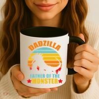 Dadzilla Father Of The Monsters Coffee Mug thumb 3