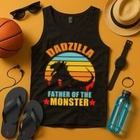 Dadzilla Father Of The Monsters Tank Top thumb 4