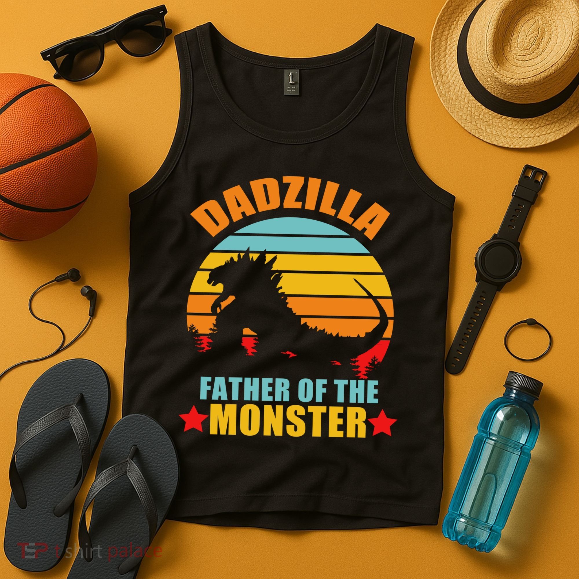 Dadzilla Father Of The Monsters Tank Top