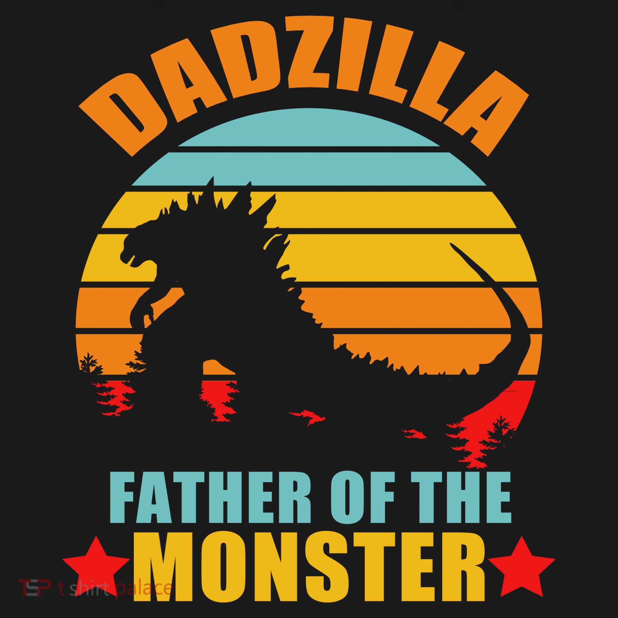 Dadzilla Father Of The Monsters Tank Top
