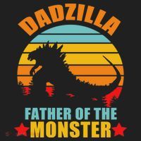 Dadzilla Father Of The Monsters Golf Towel thumb 3