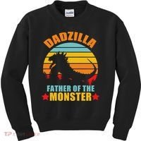 Dadzilla Father Of The Monsters Kids Sweatshirt thumb 0
