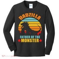 Dadzilla Father Of The Monsters Kids Long Sleeve Shirt thumb 0