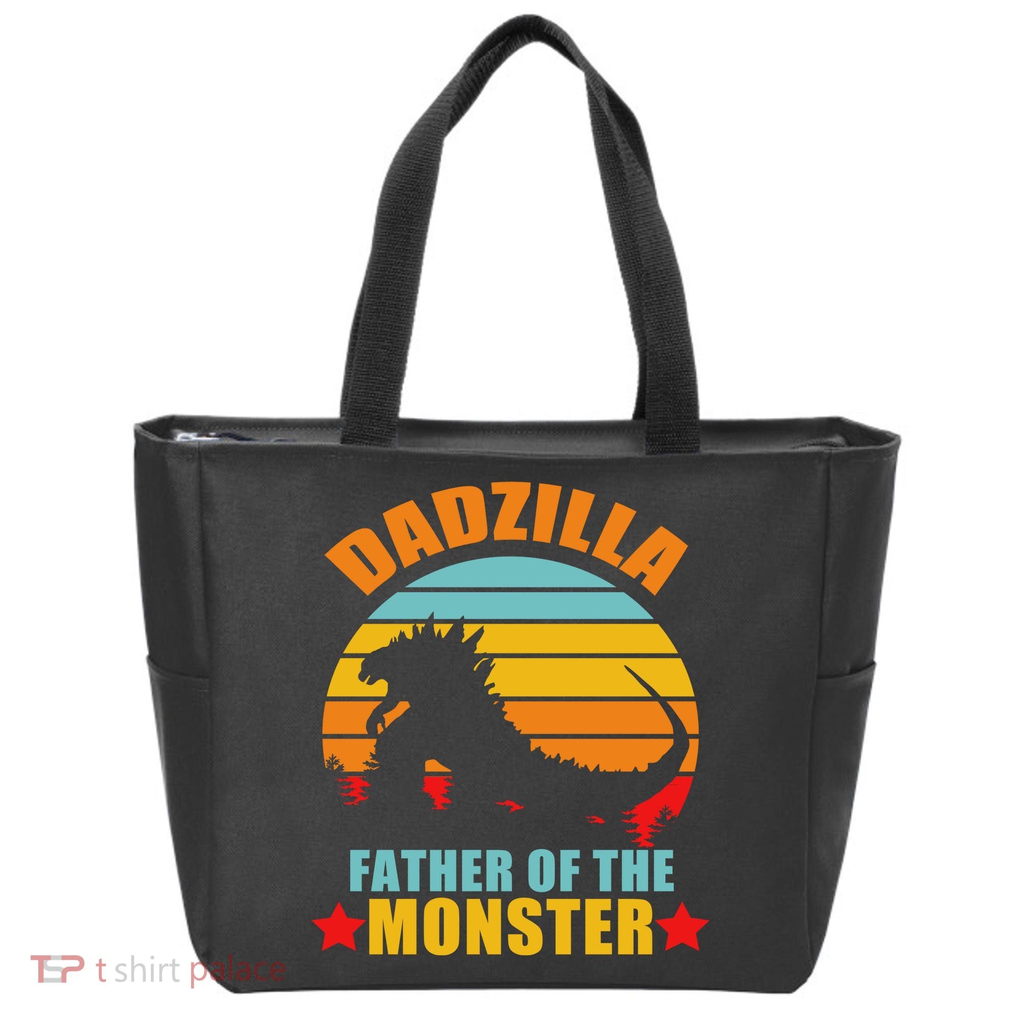 Dadzilla Father Of The Monsters Tote Bag