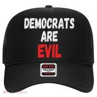 Democrats Are Evil, Funny Republican Pro Trump Politics Gift Hat thumb 0