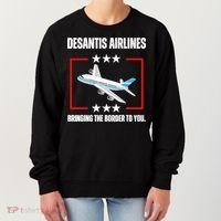 DeSantis Airlines Funny Political Meme DeSantis Airlines Women's Sweatshirt thumb 0
