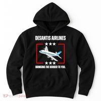 DeSantis Airlines Funny Political Meme DeSantis Airlines Hoodie thumb 0