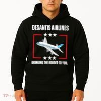 DeSantis Airlines Funny Political Meme DeSantis Airlines Hoodie thumb 2