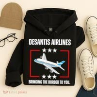 DeSantis Airlines Funny Political Meme DeSantis Airlines Hoodie thumb 4