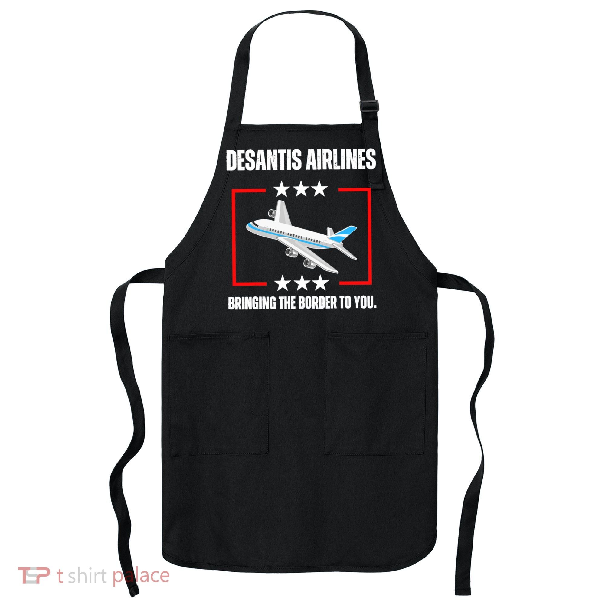 DeSantis Airlines Funny Political Meme DeSantis Airlines Apron