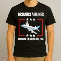 DeSantis Airlines Funny Political Meme DeSantis Airlines T-Shirt thumb 3