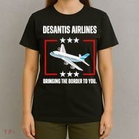 DeSantis Airlines Funny Political Meme DeSantis Airlines T-Shirt thumb 4