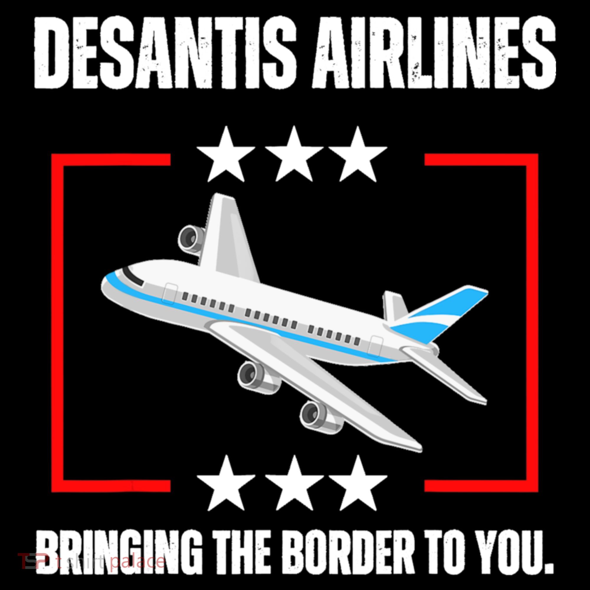 DeSantis Airlines Funny Political Meme DeSantis Airlines Women's Hoodie