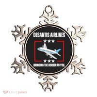 DeSantis Airlines Funny Political Meme DeSantis Airlines Ornament thumb 0