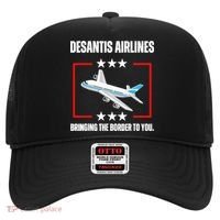 DeSantis Airlines Funny Political Meme DeSantis Airlines Hat thumb 0