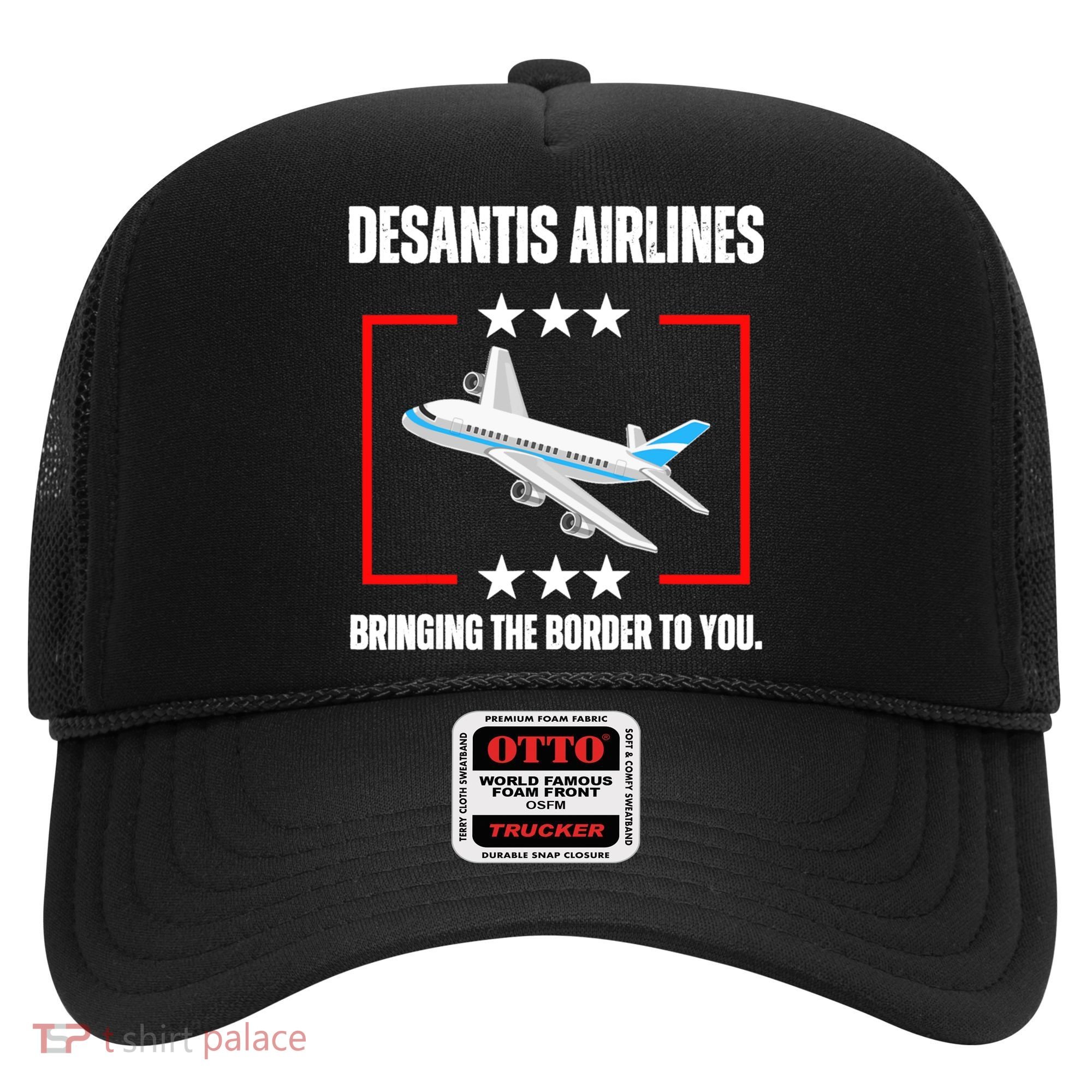 DeSantis Airlines Funny Political Meme DeSantis Airlines Hat