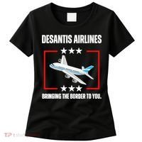 DeSantis Airlines Funny Political Meme DeSantis Airlines Women's T-Shirt thumb 0