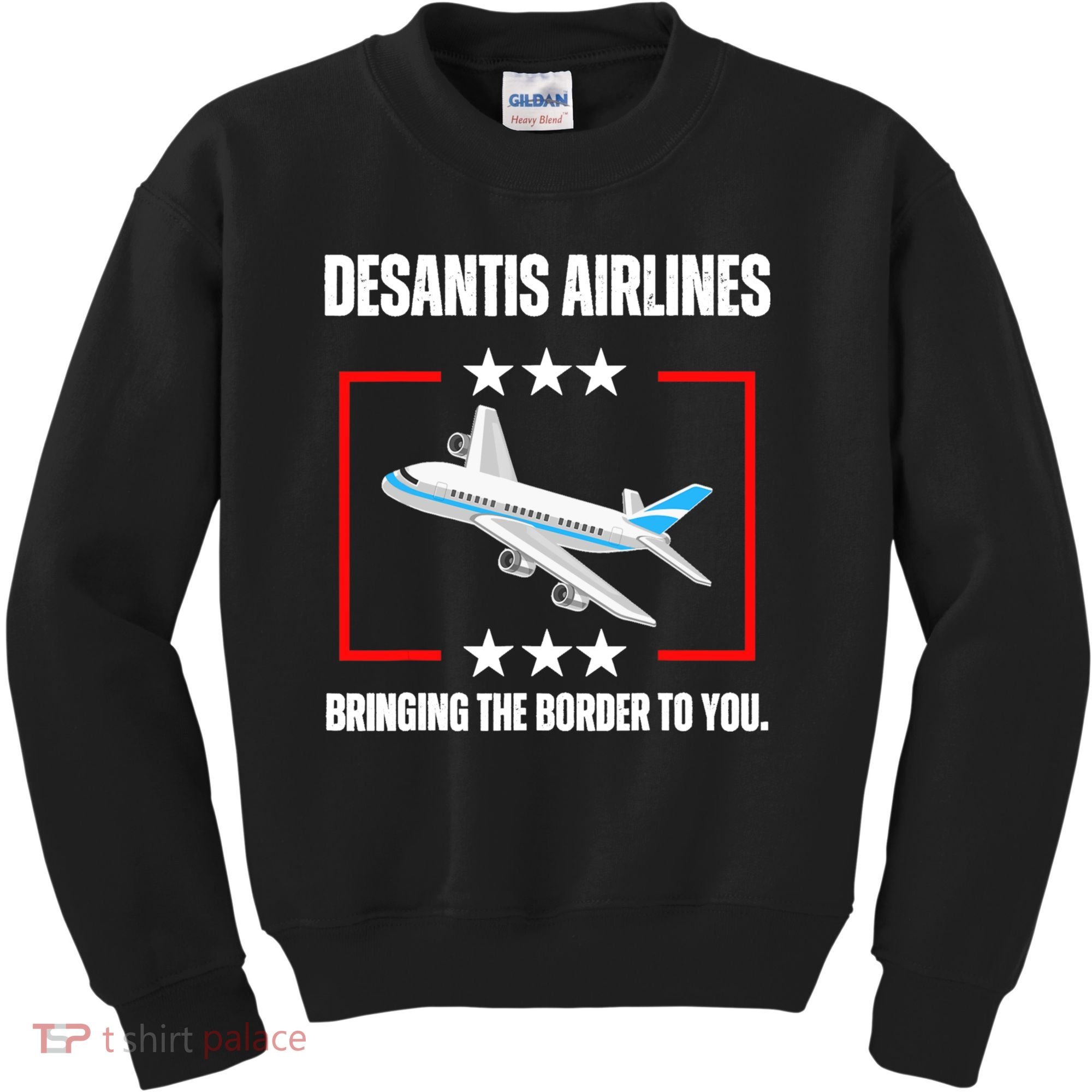 DeSantis Airlines Funny Political Meme DeSantis Airlines Kids Sweatshirt