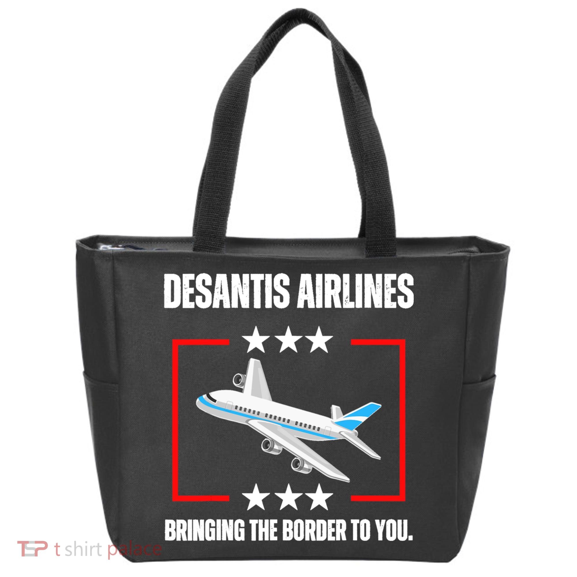 DeSantis Airlines Funny Political Meme DeSantis Airlines Tote Bag