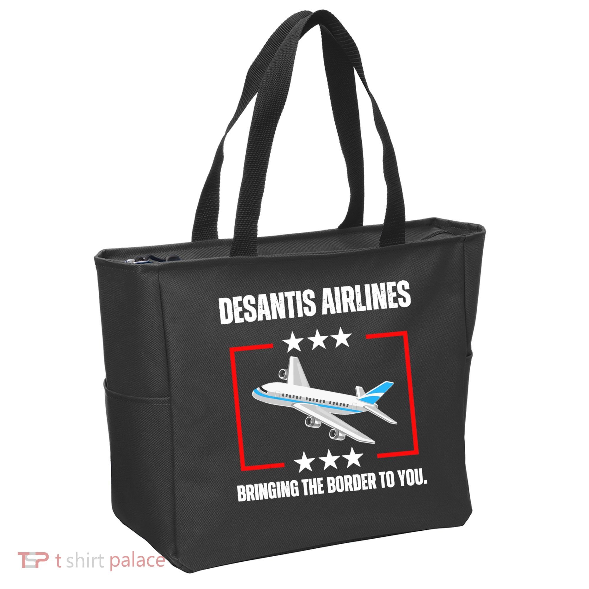 DeSantis Airlines Funny Political Meme DeSantis Airlines Tote Bag