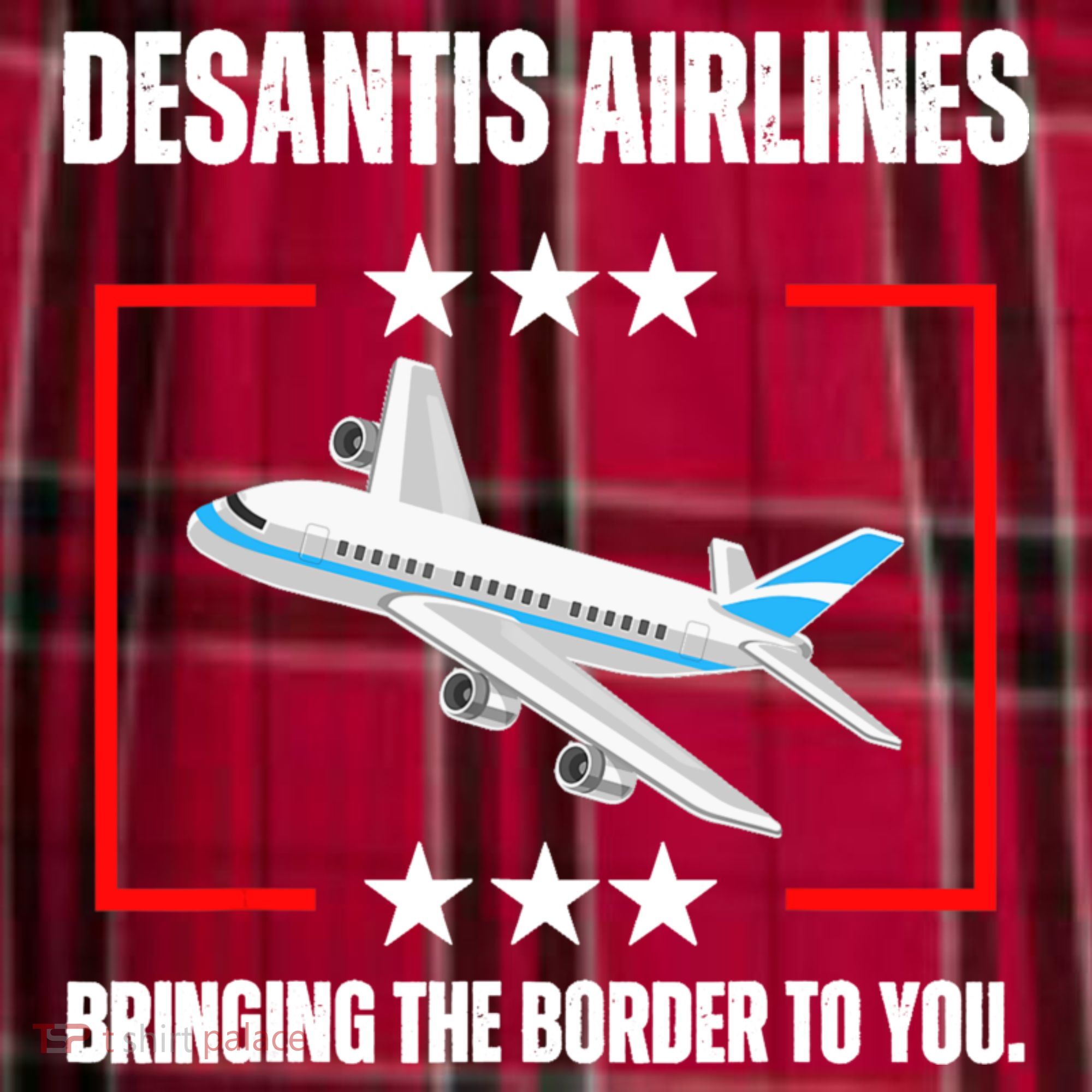 DeSantis Airlines Funny Political Meme DeSantis Airlines Women's Flannel Plaid Pajama Pants