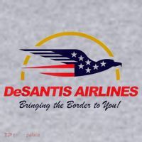DeSantis Airlines Funny Political Meme DeSantis Airlines Ron DeSantis Women's Sweatshirt thumb 2