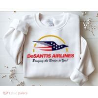 DeSantis Airlines Funny Political Meme DeSantis Airlines Ron DeSantis Sweatshirt thumb 2