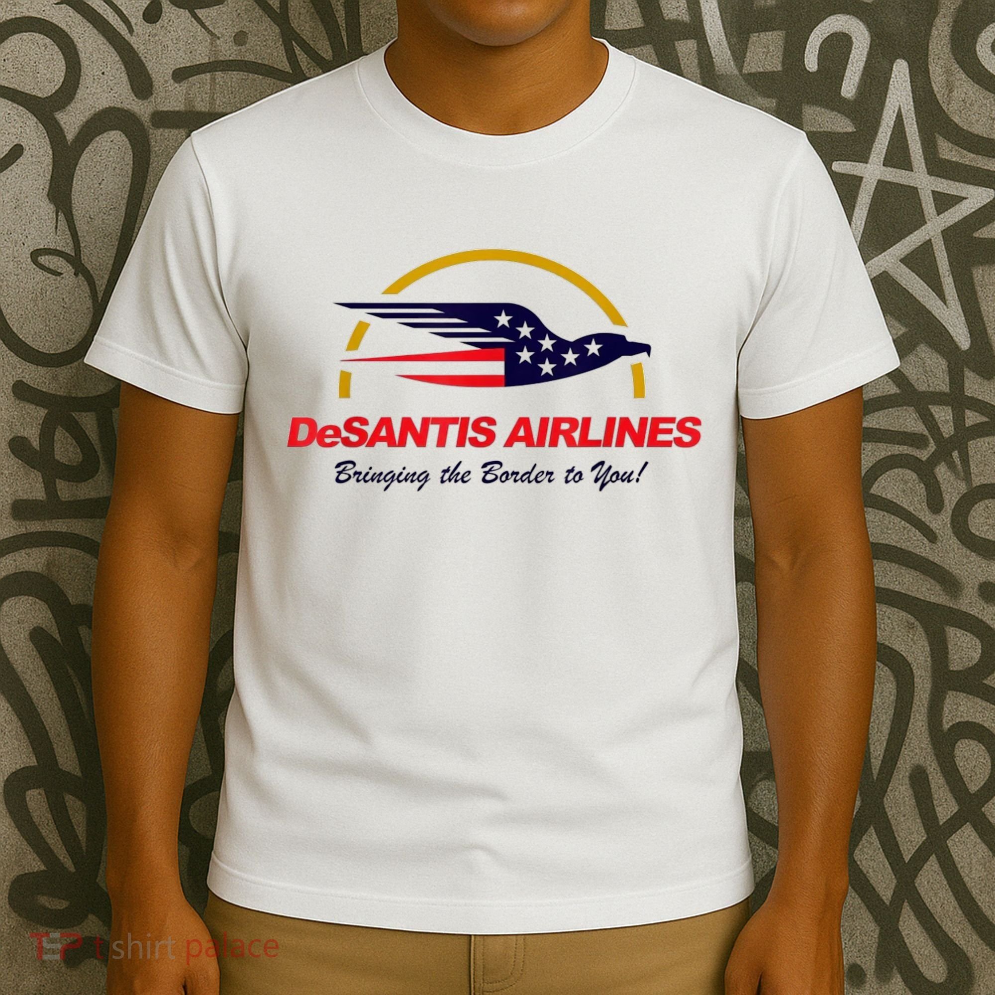 DeSantis Airlines Funny Political Meme DeSantis Airlines Ron DeSantis T-Shirt