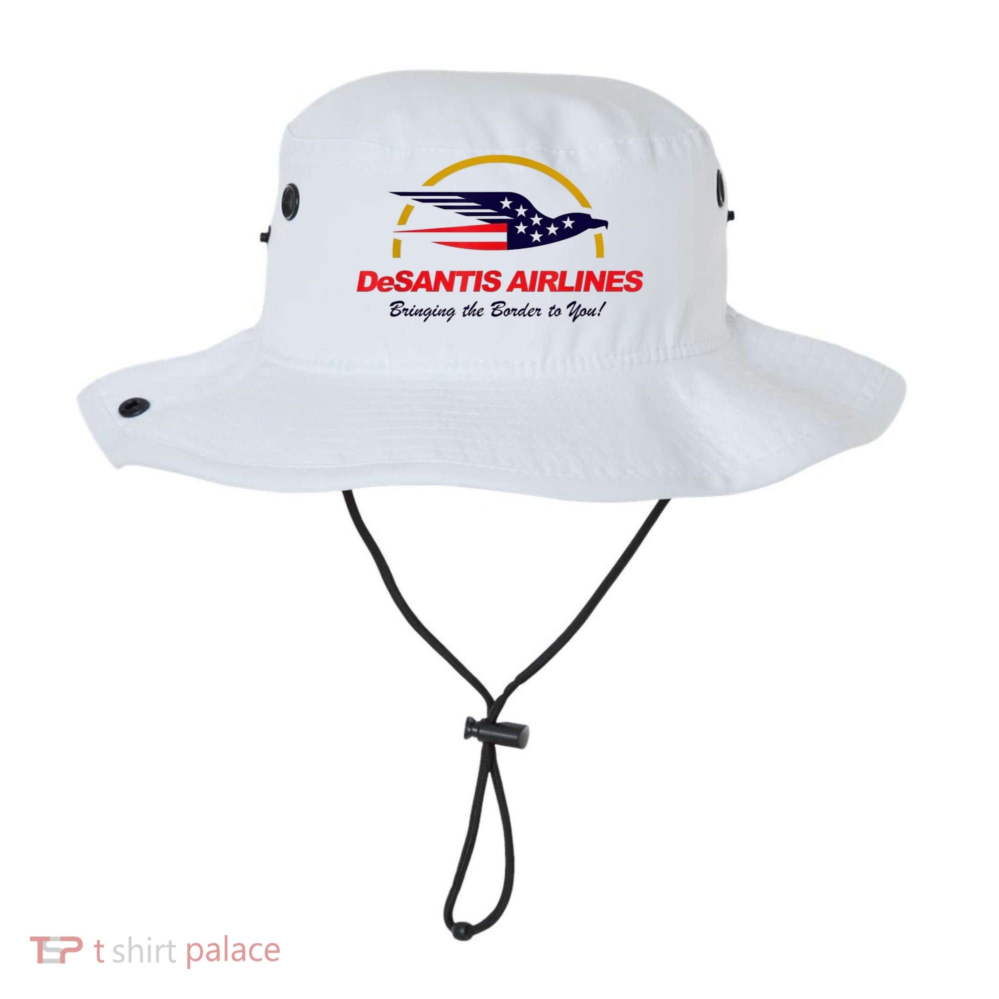 DeSantis Airlines Funny Political Meme DeSantis Airlines Ron DeSantis Bucket Hat