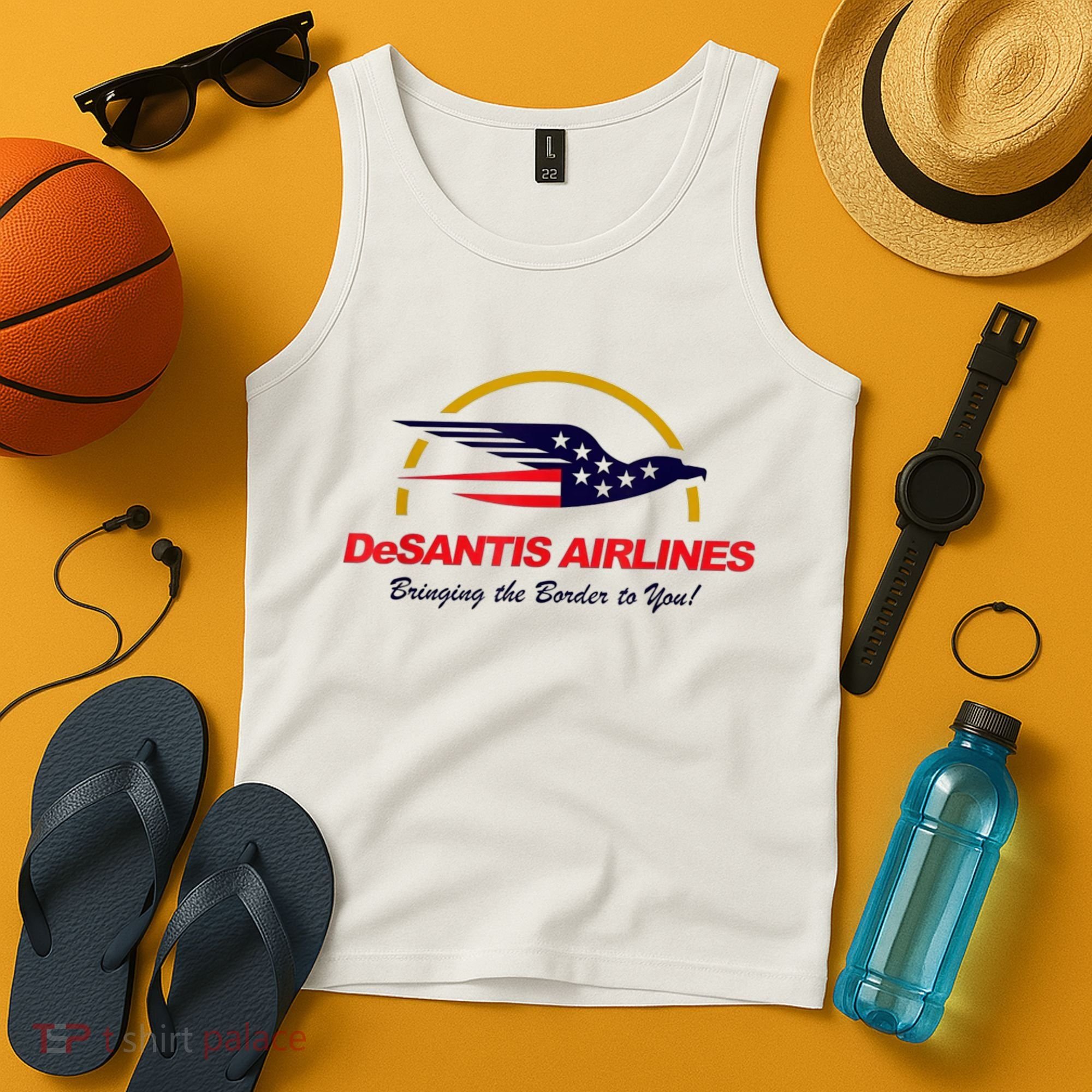 DeSantis Airlines Funny Political Meme DeSantis Airlines Ron DeSantis Tank Top