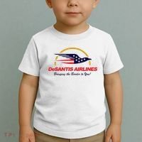 DeSantis Airlines Funny Political Meme DeSantis Airlines Ron DeSantis Toddler T-Shirt thumb 2