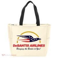 DeSantis Airlines Funny Political Meme Ron DeSantis Tote Bag thumb 0