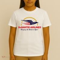 DeSantis Airlines Funny Political Meme Ron DeSantis T-Shirt thumb 4