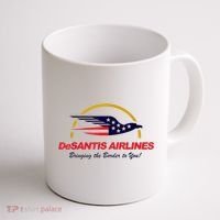 DeSantis Airlines Funny Political Meme Ron DeSantis Coffee Mug thumb 1