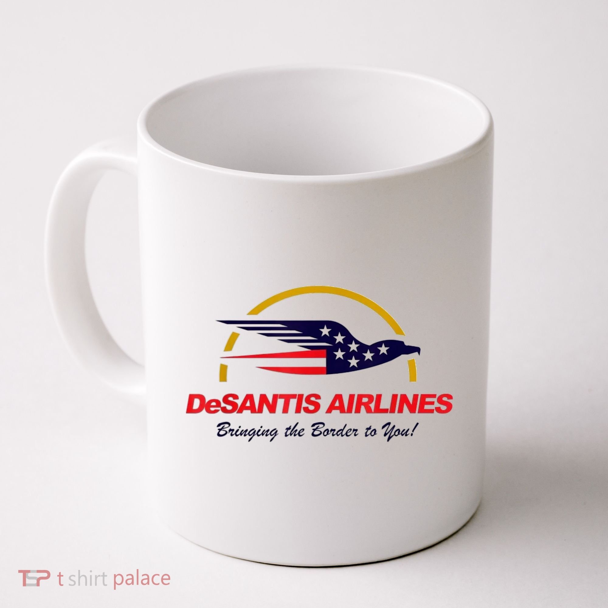 DeSantis Airlines Funny Political Meme Ron DeSantis Coffee Mug