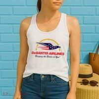 DeSantis Airlines Funny Political Meme Ron DeSantis Women's Tank Top thumb 2